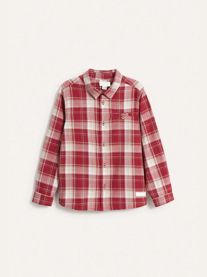 Kids' Red/White Checked Shirt